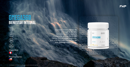 OMEGA 360 by FWP - 60 GOMITAS VITAMINIZADAS